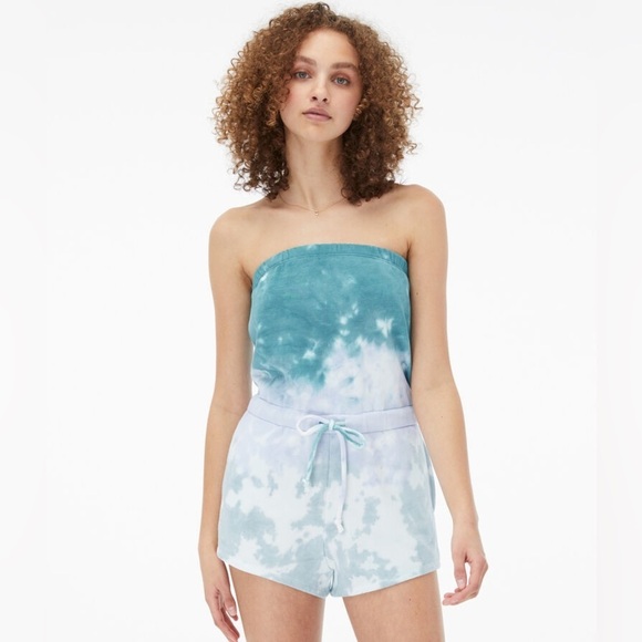 Aeropostale Pants - Aeropostale Tie-Dye Strapless Romper size large